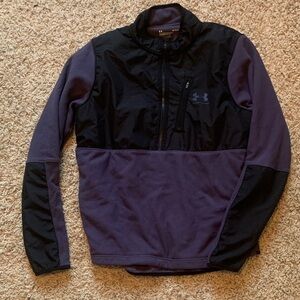 Under Armour Men's Black and Dark Purple Performance Jacket